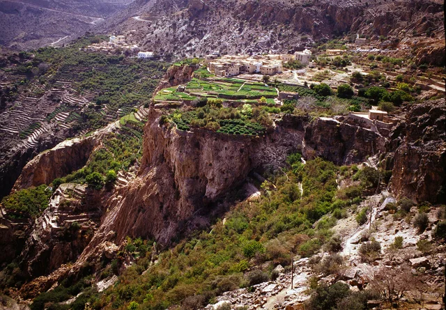 Jebel Akhdar in the Hajar Mountains