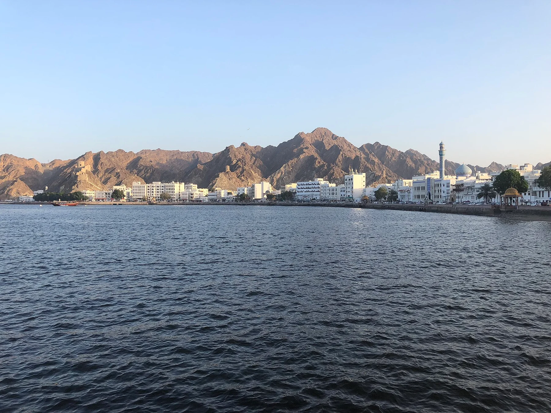 Mutrah waterfront in Muscat